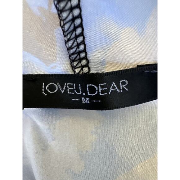 Women’s Print V-neck Open Front Cardigan Casual Print Long Sleeve Sz M - Picture 10 of 10